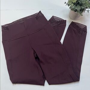 Lululemon Find Focus 7/8 Tight 25” Arctic Plum Size 4